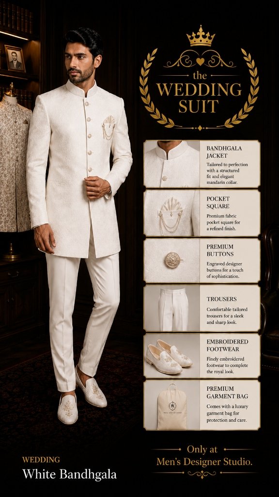 White Bandhgala